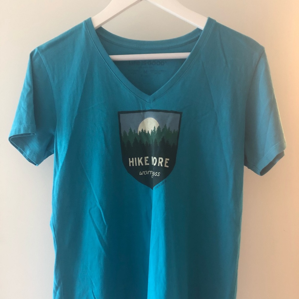 Life Is Good Teal Tee